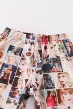 Load image into Gallery viewer, Black music fan zipper girl pajamas set
