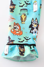 Load image into Gallery viewer, Halloween character print girl pajamas set
