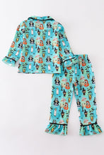 Load image into Gallery viewer, Halloween character print girl pajamas set
