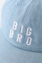 Load image into Gallery viewer, Blue big bro embroidery hat
