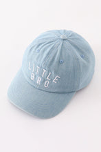 Load image into Gallery viewer, Blue little bro embroidery hat
