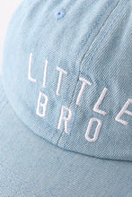 Load image into Gallery viewer, Blue little bro embroidery hat
