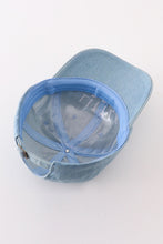 Load image into Gallery viewer, Blue little bro embroidery hat
