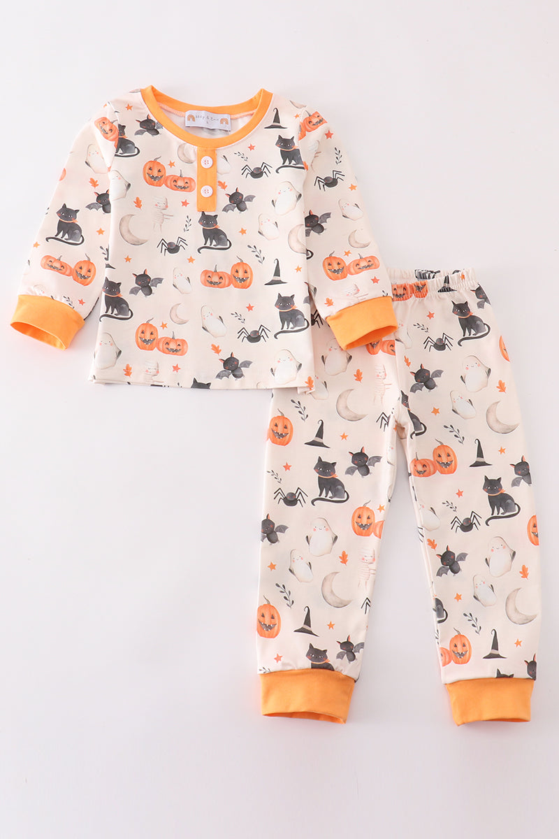 Halloween boy pajamas set