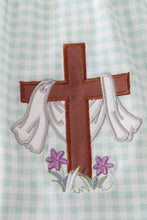 Load image into Gallery viewer, Easter he is risen embroidery girl set
