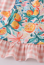 Load image into Gallery viewer, Citrus Bloom print girl dress
