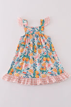 Load image into Gallery viewer, Citrus Bloom print girl dress
