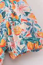 Load image into Gallery viewer, Citrus Bloom print mom dress
