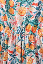 Load image into Gallery viewer, Citrus Bloom print mom dress
