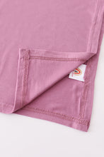 Load image into Gallery viewer, Lilac baby bamboo swaddle blanket
