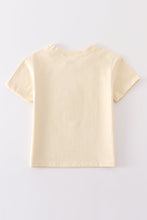 Load image into Gallery viewer, Beige blank basic t-shirt Adult Kids and baby bubble
