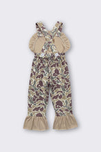 Load image into Gallery viewer, Camouflage deer embroidery girl jumpsuit
