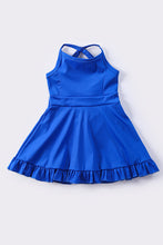 Load image into Gallery viewer, Blue girl tennis dress
