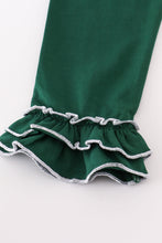 Load image into Gallery viewer, Premium Green gingham girl ruffle set
