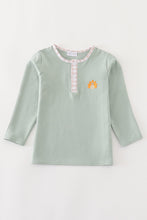 Load image into Gallery viewer, Premium Green turkey embroidery boy top
