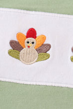 Load image into Gallery viewer, Premium Green turkey embroidery boy top
