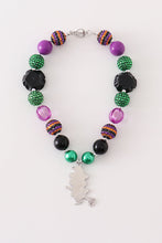 Load image into Gallery viewer, Halloween witch bubble chunky necklace
