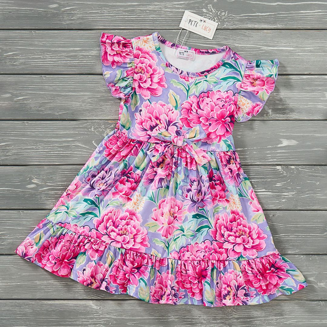 Blushing Peonies - Child Dress