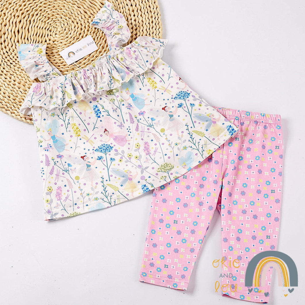 Fairies and Flowers Capri Set