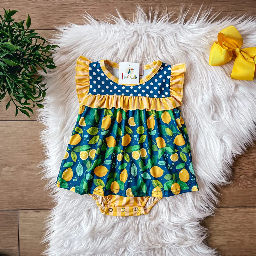 Lemon Garden Romper