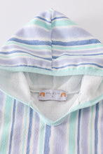 Load image into Gallery viewer, Blue stripe boy swim towel
