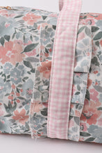 Load image into Gallery viewer, Pink floral travel bag
