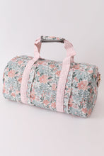 Load image into Gallery viewer, Pink floral travel bag
