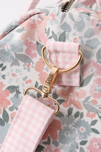 Load image into Gallery viewer, Pink floral travel bag
