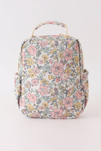 Load image into Gallery viewer, Yellow floral lunch bag
