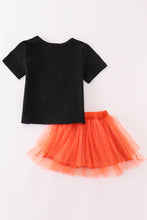 Load image into Gallery viewer, Halloween trick or treat ghost sequin tutu skorts set
