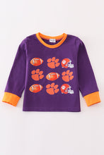 Load image into Gallery viewer, Clemson football print boy top
