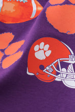 Load image into Gallery viewer, Clemson football print boy top
