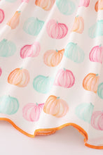 Load image into Gallery viewer, Pumpkin print girl pants set
