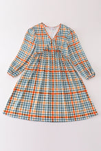 Load image into Gallery viewer, Green plaid mom&amp;me dress
