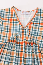 Load image into Gallery viewer, Green plaid mom&amp;me dress
