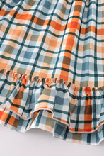 Load image into Gallery viewer, Green plaid mom&amp;me dress
