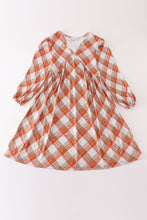 Load image into Gallery viewer, Khaki gingham mom&amp;me dress
