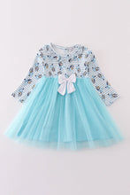 Load image into Gallery viewer, Blue character print tutu dress
