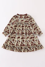 Load image into Gallery viewer, Camouflage antler embroidery girl gown
