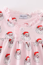 Load image into Gallery viewer, Pink christmas santa claus girl pajama gown
