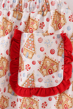 Load image into Gallery viewer, Christmas gingerbread house print women pajamas pants
