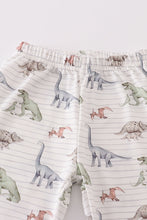 Load image into Gallery viewer, Dinosaur print boy pajamas set
