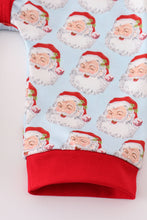 Load image into Gallery viewer, Blue christmas santa claus boy romper
