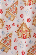 Load image into Gallery viewer, Christmas gingerbread house print men pajamas pants
