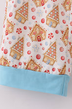 Load image into Gallery viewer, Christmas gingerbread house print men pajamas pants
