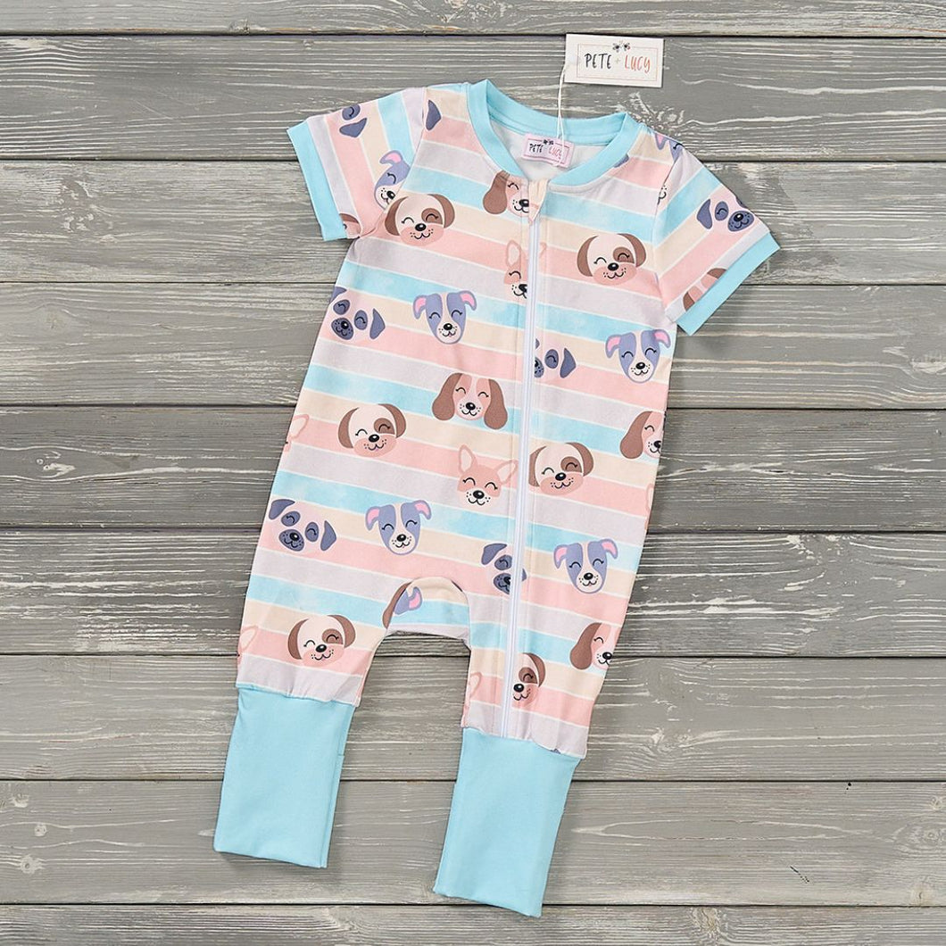 Puppy Buddies Unisex Romper