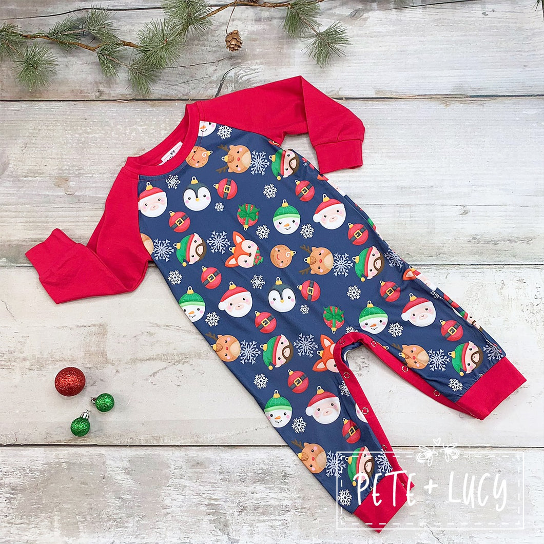 Trim the Tree Romper