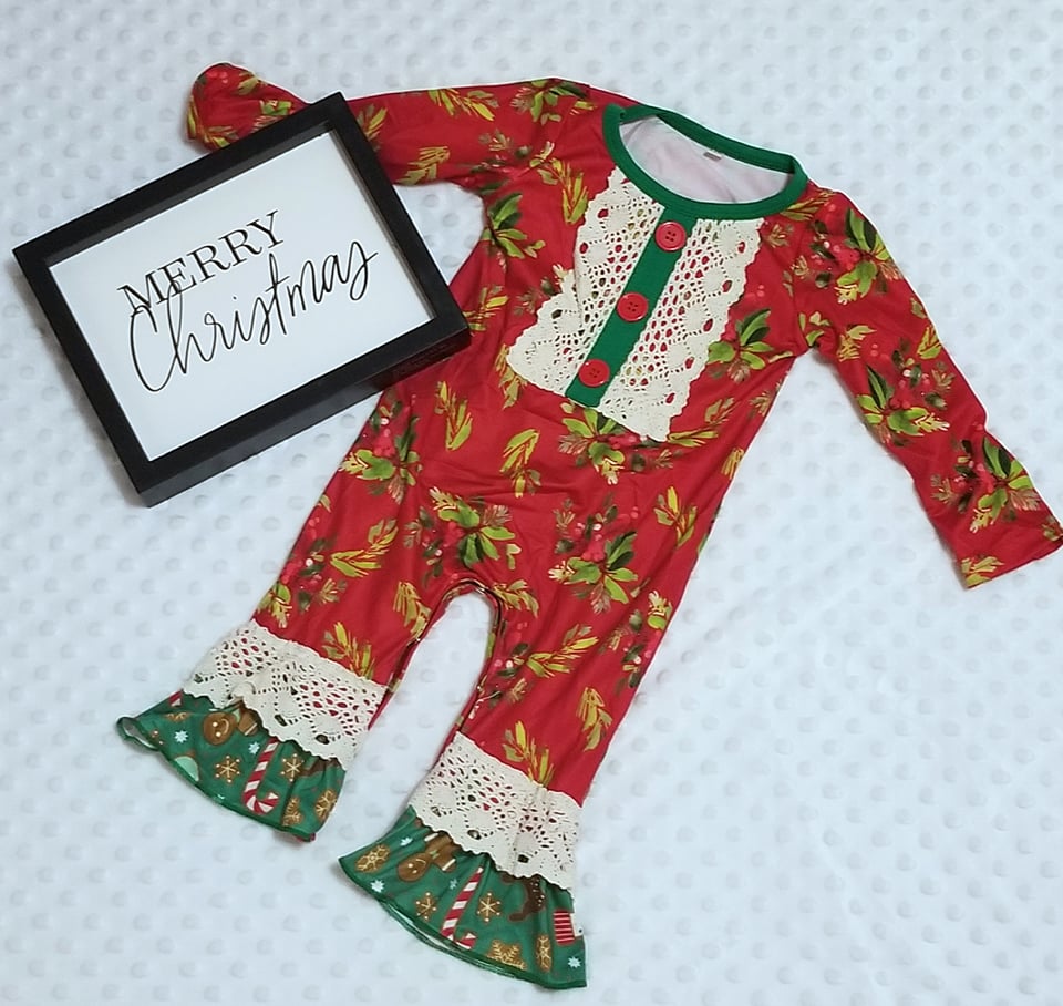 Berry Christmas Romper