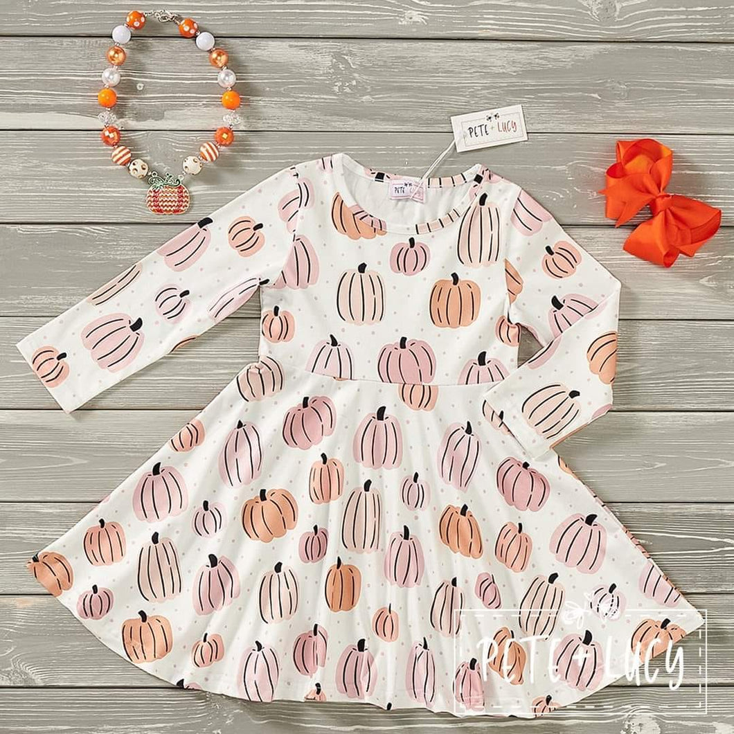 Pumpkin Twirl Dress