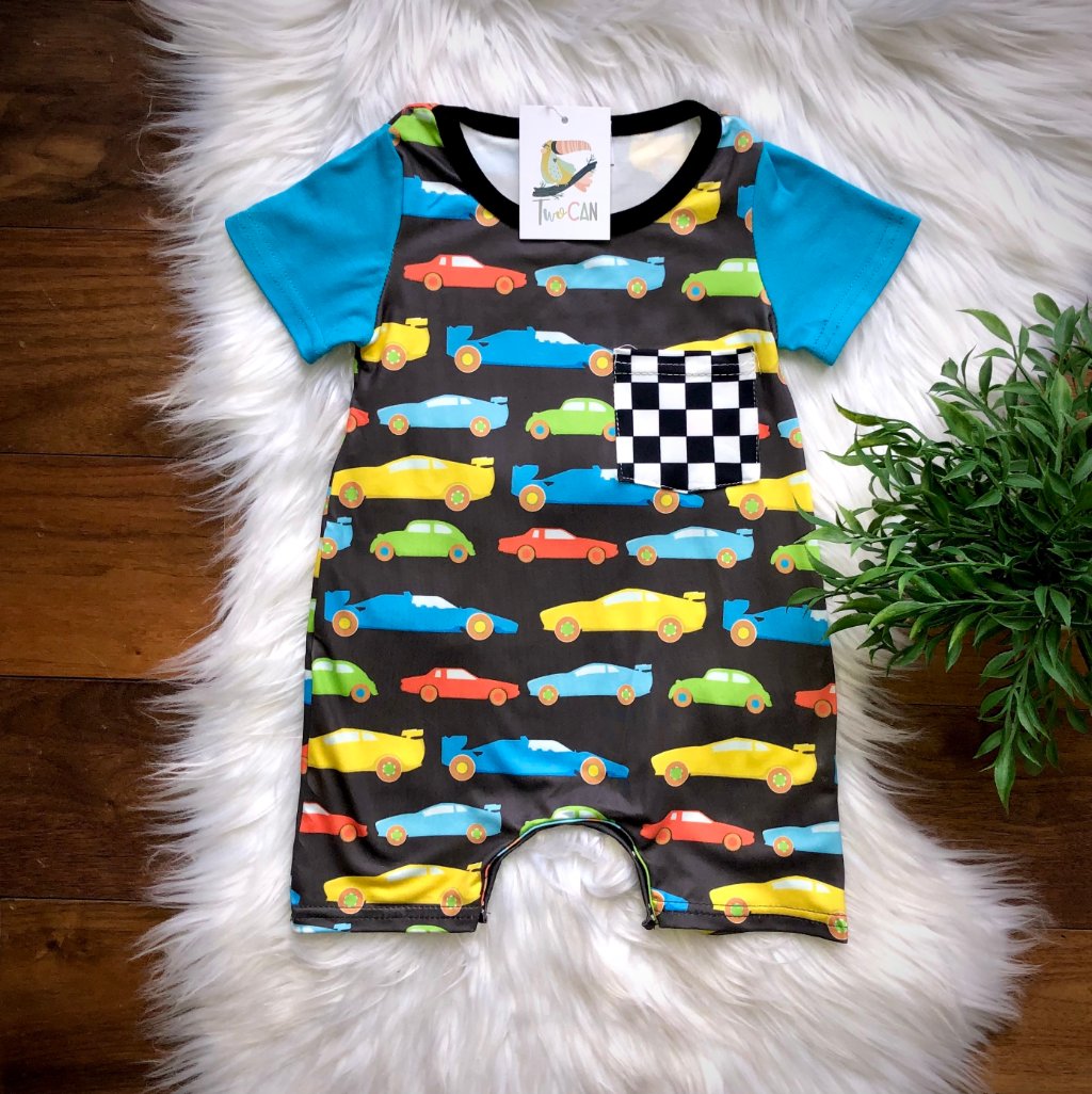 Let's Go Racing Romper